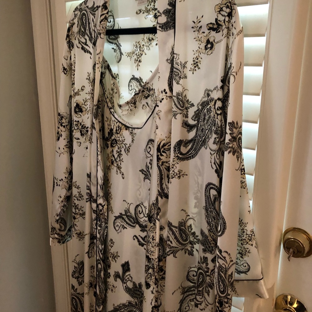 Robe with matching gown